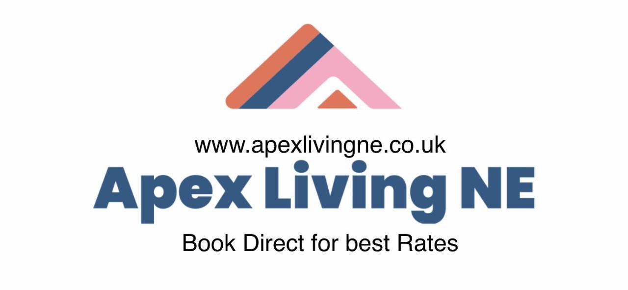 Apexlivingne - Luxury Balcony Apartment, Double Bed, Wifi 森德兰 外观 照片